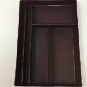 Vintage Brown Tupperware Desk Organize